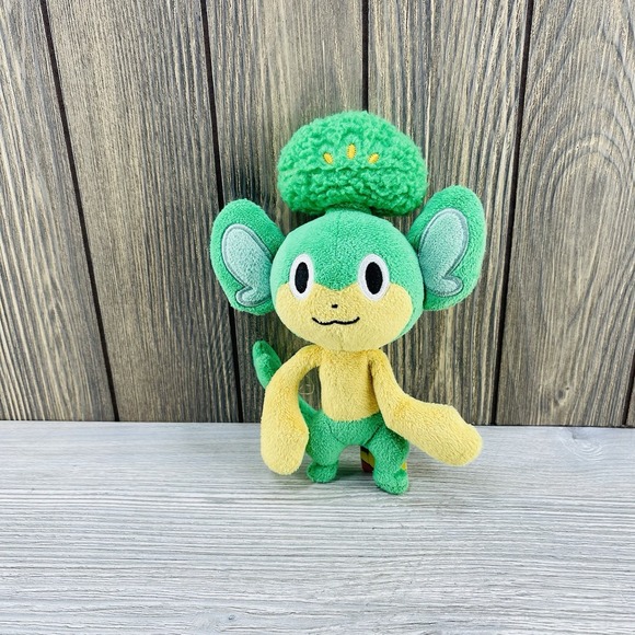 Pokemon Pansage Stuffed Plush Green Grass Type Nintendo Jakks Pacific 2011 - Picture 2 of 16